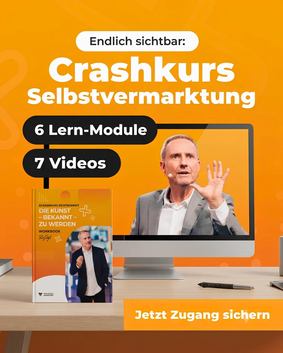 Crashkurs Selbstvermarktung von Bodo Schäfer – Kursübersicht mit Workbook